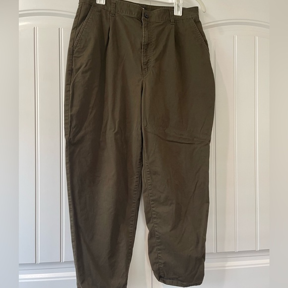 Express High Rise Tapered Ankle Pant - Picture 2 of 5